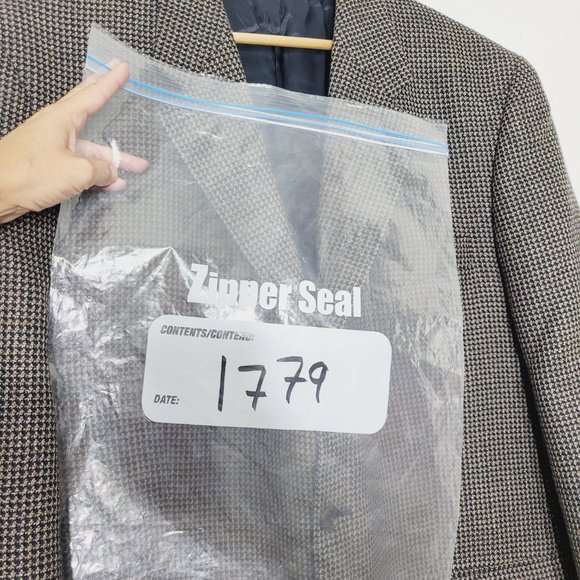 Vintage Academic Professor Sport Coat Tweed Houndstooth Preppy Collegiate Wool - Picture 10 of 13